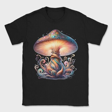 Psychedelic Mushroom, Tricou Barbati (Unisex)
