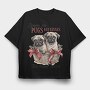 Pugs And Kisses, Tricou Oversize Barbati (Unisex)