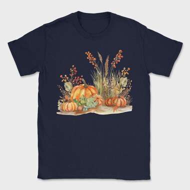 Pumpkin Autumn Clipart, Tricou Barbati (Unisex)