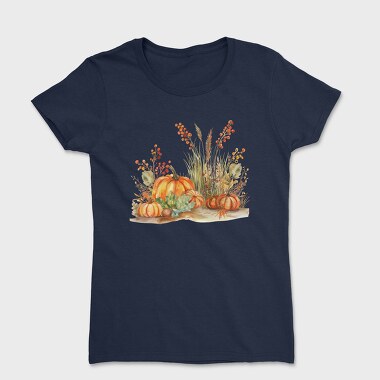 Pumpkin Autumn Clipart, Tricou Femei