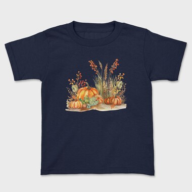 Pumpkin Autumn Clipart, Tricou Copii