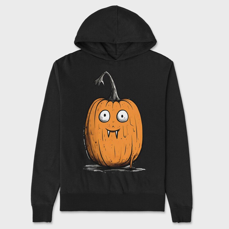Pumpkin Face Sublimation, Hanorac Oversize Barbati (Unisex)
