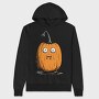 Pumpkin Face Sublimation, Hanorac Oversize Barbati (Unisex)