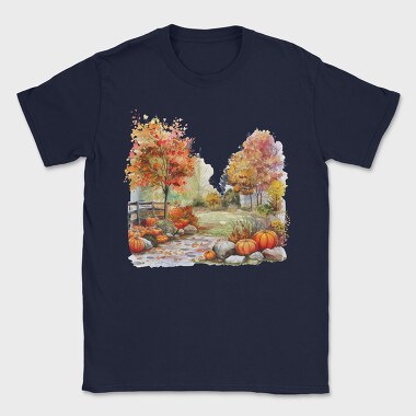 Pumpkin Patch Garden, Tricou Barbati (Unisex)