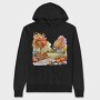 Pumpkin Patch Garden, Hanorac Oversize Barbati (Unisex)
