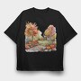 Pumpkin Patch Garden, Tricou Oversize Barbati (Unisex)
