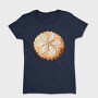 Pumpkin Watercolor Flower, Tricou Femei