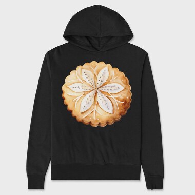 Pumpkin Watercolor Flower, Hanorac Oversize Barbati (Unisex)