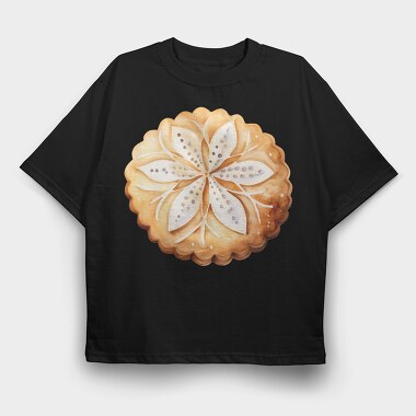 Pumpkin Watercolor Flower, Tricou Oversize Barbati (Unisex)