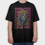 Oldschool Forever King, Tricou Oversize Barbati (Unisex)