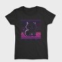 Pixel White Cat, Tricou Femei