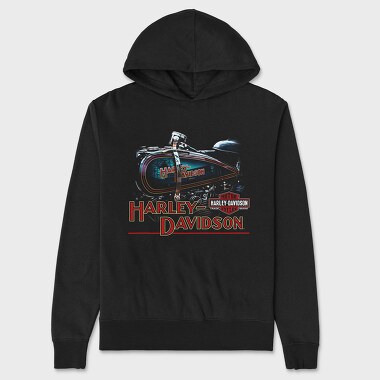 Harley Davidson Bike Ride 2, Hanorac Oversize Barbati (Unisex)