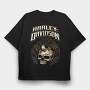 Harley Davidson Skull Eagle, Tricou Oversize Barbati (Unisex)