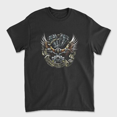 Harley Eagle Biker Flag 2, Tricou Barbati (Unisex)