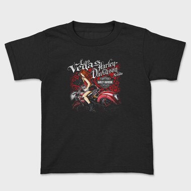 Vegas Harley Biker Girl Ride, Tricou Copii