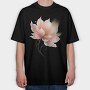 Pink Lily Golden Ascend, Tricou Oversize Barbati (Unisex)