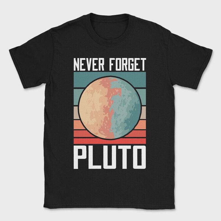 Pluto Never Forget, Tricou Barbati (Unisex)