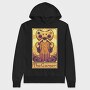Pixelart Tarot Card the Gamer, Hanorac Oversize Barbati (Unisex)