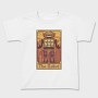 Pixelart Tarot Card the Robot, Tricou Copii