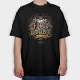 Harley Davidson Wreath Stars Bike, Tricou Oversize Barbati (Unisex)