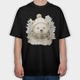Polar Bear Winter Hat, Tricou Oversize Barbati (Unisex)