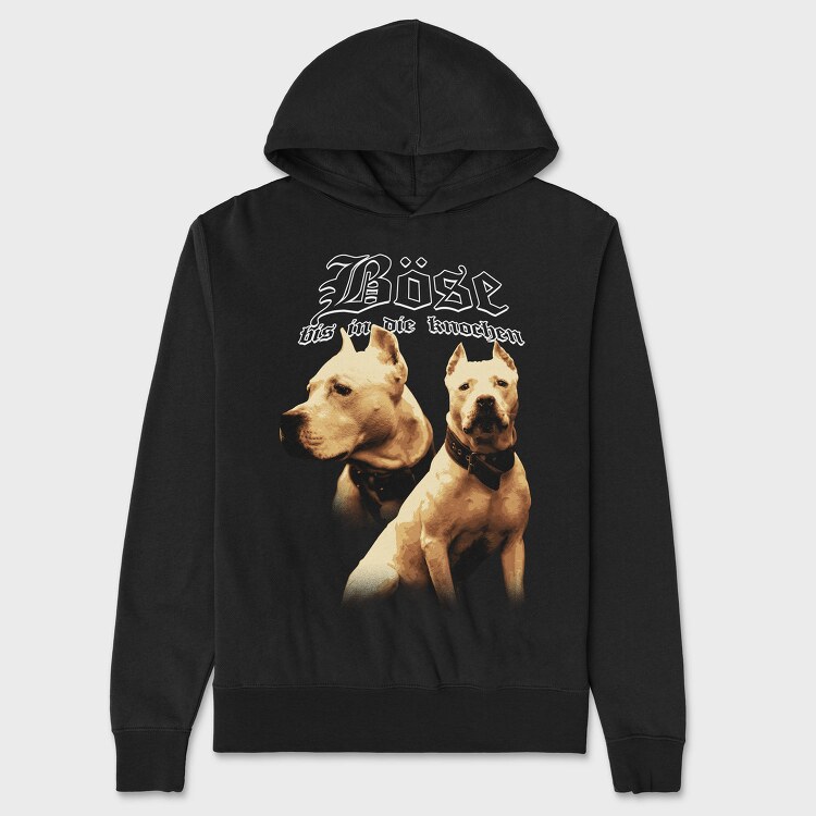 Pitbull Image, Hanorac Oversize Barbati (Unisex)
