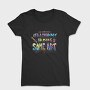 Colorful Artistic Quote Brush, Tricou Femei