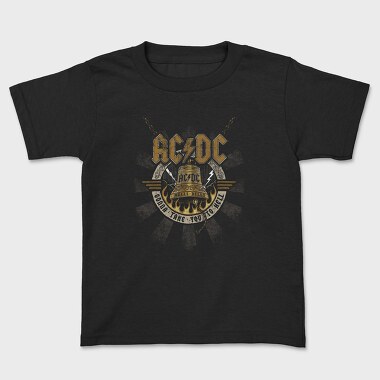 Acdc Bell Flames Eyes 2, Tricou Copii
