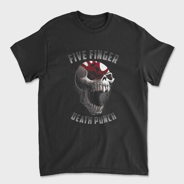 Five Finger Death Punch Skull Crosses Eyes, Tricou Barbati (Unisex)