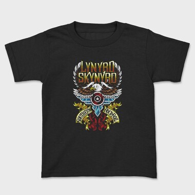 Lynnyrd Skynyrd Eagle Flag Flames 2, Tricou Copii