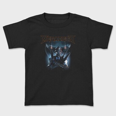 Megadeth Robot Face Eyes, Tricou Copii