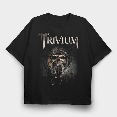Trivium Skull Swords, Tricou Oversize Barbati (Unisex)
