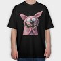 Pink Monster Tongue, Tricou Oversize Barbati (Unisex)