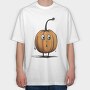Pumpkin Face Eyes, Tricou Oversize Barbati (Unisex)