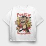 Pew Pew Banana, Tricou Oversize Barbati (Unisex)