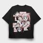Pink Phoenix Roar, Tricou Oversize Barbati (Unisex)