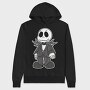 Pinstripe Jack Moon, Hanorac Oversize Barbati (Unisex)