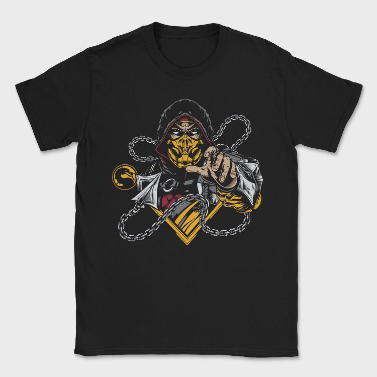 Pirate Chains Skull, Tricou Barbati (Unisex)