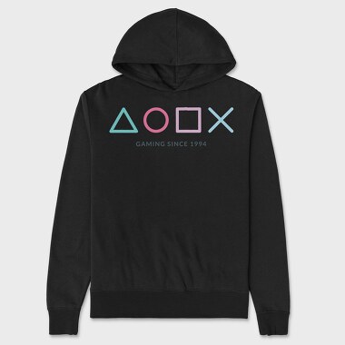Playstation Icons, Hanorac Oversize Barbati (Unisex)