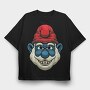 Polar Bear Skull, Tricou Oversize Barbati (Unisex)