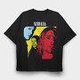 Pop Art Faces, Tricou Oversize Barbati (Unisex)