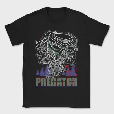 Predator Forest Hunt, Tricou Barbati (Unisex)