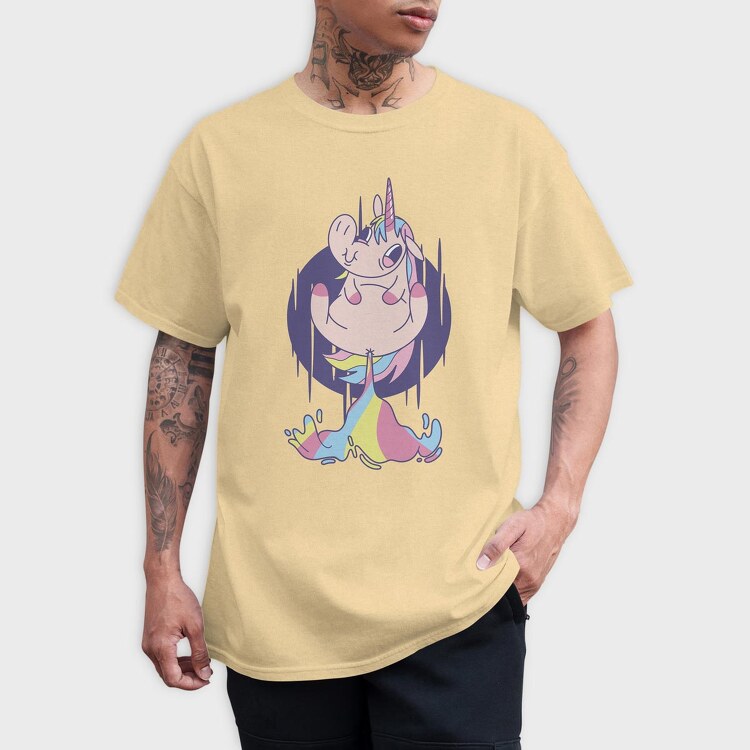 Funny Unicorn, Tricou Barbati (Unisex)