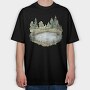 Pond Edge Boho, Tricou Oversize Barbati (Unisex)