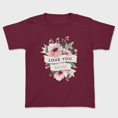 Watercolor Flowers Mother 2, Tricou Copii