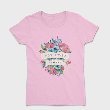 Watercolor Flowers Mother, Tricou Femei