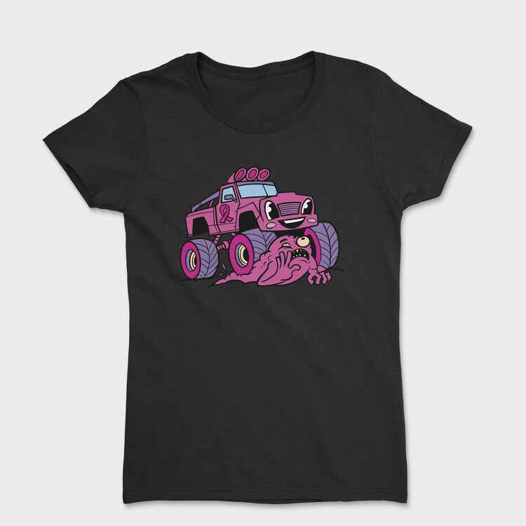 Pink Monster Truck, Tricou Femei