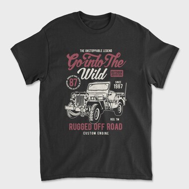 Go Into The Wild, Tricou Barbati (Unisex)