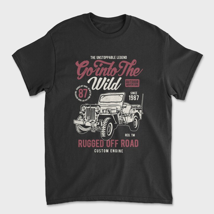 Go Into The Wild, Tricou Barbati (Unisex)