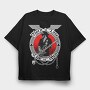 Born To Lose Guitarist Rock Ribbons, Tricou Oversize Barbati (Unisex)